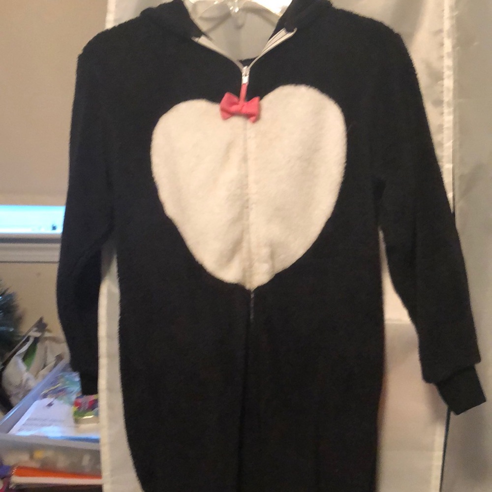 Black cat costume onesie